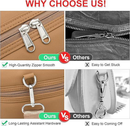 NOL Natural Organic Lifestyle Insulated Lunch Bags for Women Cooler Bag Lightweight Nylon Waterproof Lunch Box For Work (Medium(normal),Brown