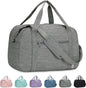 Narwey 18" Carry on Bag with Laptop Compartment 14 Inch Travel Duffel Bag for Spirit Airlines Personal Item Bag Overnight Weekender Bags with Wet Pocket for Women and Men (Grey)
