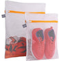 Kimmama Laundry Mesh Wash Bags, Lingerie Bags for Washing Delicates, Mesh Laundry Bags for Washing Machine, White Net, Orange Zipper, 1L & 1M
