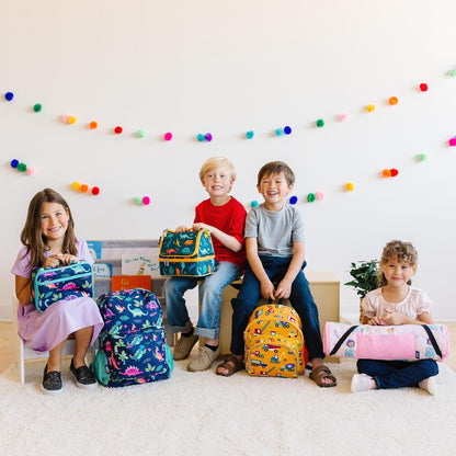 Wildkin Kids Insulated Lunch Box – Durable and Reusable for School & Travel - Peace Signs