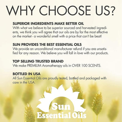 Sun Essential Oils 4oz - Cypress Essential Oil - 4 Fluid Ounces - Cypress Oil
