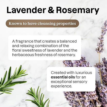 ATTITUDE Kitchen Cleaner Spray, Natural Origin Ingredients, EWG Verified, Cleans and Degreases, Streak-Less, Lavender & Rosemary, 26 Fl Oz (Pack of 3)