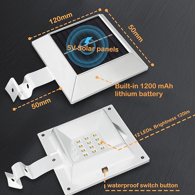 Solar Flag Pole Light, Bright Warm White 3000k Flagpole Light Upgrade Solar