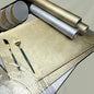 Semi-Gloss Placemats and Coasters Sets, Imitation Leather Effect Placemats Set