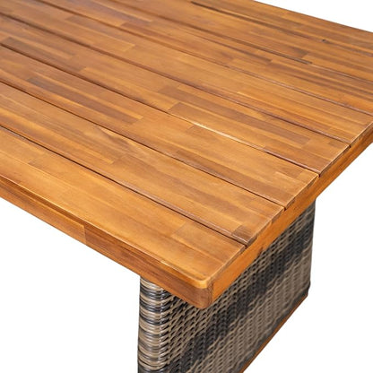 Christopher Knight Home Pasco Acacia Wood Outdoor Dining Table Set