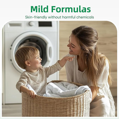 Travel Laundry Detergent Sheets Fisroa 120 Loads Eco-friendly Washing Detergent Sheets Plastic-Free Fresh Linen Scent Liquidless Laundry Strips for Camping Dorm