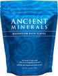 Ancient Minerals Magnesium Bath Flakes of Pure Genuine Zechstein Chloride - Resealable Magnesium Supplement Bag That Will Outperform Leading Epsom Salts 1.65 lbs