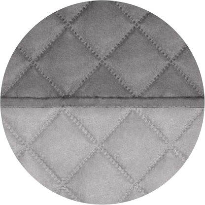 PureFit Reversible Quilted Sofa Cover, Water Resistant Slipcover Furniture Protector, Washable Couch Cover with Non Slip and Elastic Straps for Kids, Dogs, Pets (Oversized Recliner, Gray/Light Gray)