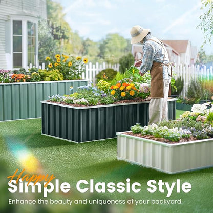 KING BIRD Galvanized Raised Garden Bed