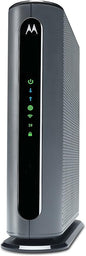 Motorola MG7700 Modem WiFi Router Combo with Power Boost | Approved by Comcast Xfinity, Cox and Spectrum | for Cable Plans Up to 800 Mbps | DOCSIS 3.0 + Gigabit Router