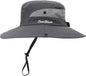 Womens Summer Sun Hat Beach Hat Wide Brim Outdoor UV Protection Hat Foldable Cool Mesh Ponytail Bucket Hat