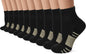 Iseasoo Copper Compression Socks for Men & Women – Plantar Fasciitis Relief, Ankle Support & Circulation – Running & Recovery