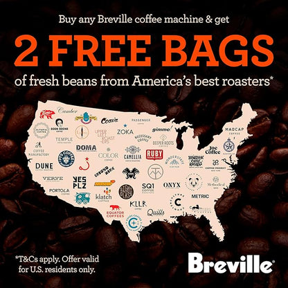 Breville Dual Boiler Espresso Machine BES920XL, Brushed Stainless Steel