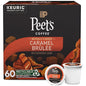Peet's Coffee, Flavored Light Roast Keurig K-Cup Pods - Caramel Brûlée 60 Count (6 Boxes of 10 K-Cup Pods)