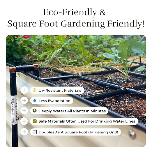 The Garden Grid | Preassembled Garden Watering System
