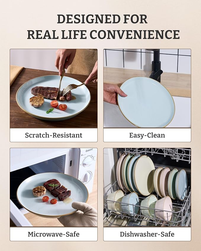 Famiware Saturn Dinnerware Sets, Ceramic Dishes