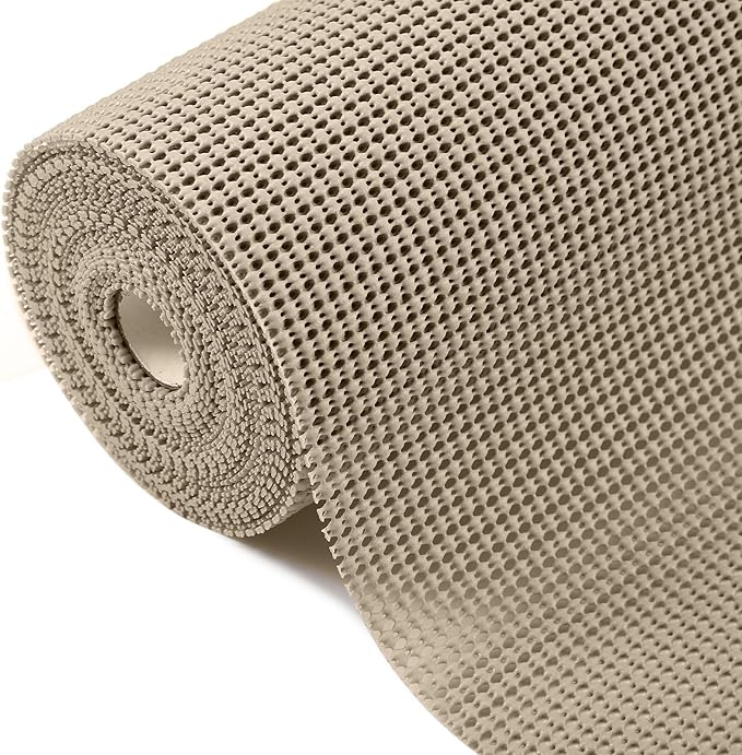 iwtmm Drawer Shelf and Cabinet Liners Non-Adhesive Extra Strong Grip - Keep Items in Place for Kitchen, Bathroom, Office & Wardrobe, Heavy Duty Anti-Slip Liners for Cabinets, Cupboards, Drawers