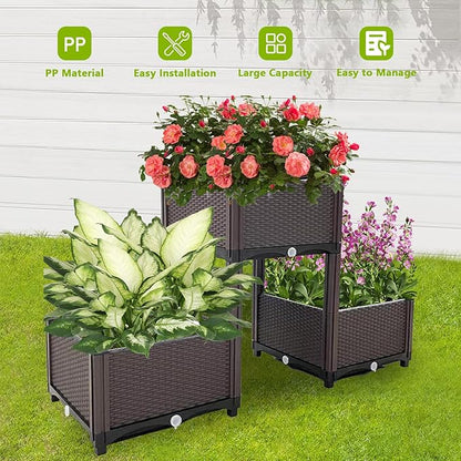 Raised Garden Bed with Legs Planters