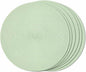 FunWheat Round Braided Placemats Set of 6 Place mats for Dining Tables Woven Heat Resistant Table Mats 15 inch (Mint Green)