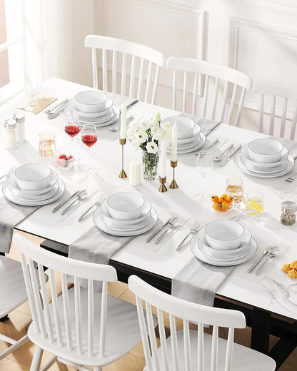 MALACASA 24-Piece Dinnerware Set