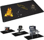 Large 80 x 48 Inch Under Grill Mats for Outdoor Grill, Double-Sided Fireproof Grill Pad, Waterproof, Oil-Proof, Indoor Fireplace/Fire Pit Mat, Easy-Clean BBQ/Grill Floor Mat for Deck & Lawn