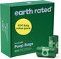 Earth Rated Dog Poop Bags Value Pack, Leak-Proof and Extra-Thick Pet Waste Bag for Big and Small Dogs, Refill Rolls, Lavender Scented, 600 Count