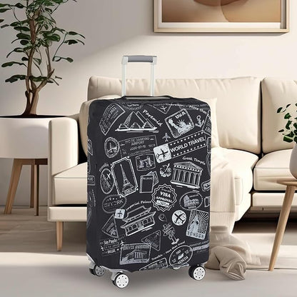 TRAVELKIN more than travel Luggage Covers For Suitcase Tsa Approved,Suitcase Cover Protector Fit 18-32 Inch Luggage
