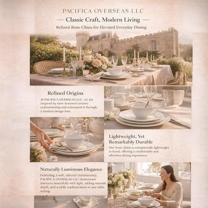 16 Piece Bone China Dinnerware Sets