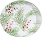 FunWheat Round Placemats Set of 6 Table Mats for Dining Tables Washable Non-Slip Place mats 15 Inch for Christmas(Christmas Tree, 6pcs)