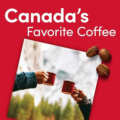 Tim Hortons Decaf Medium Roast Coffee, Single-Serve K-Cup Pods Compatible with Keurig Brewers, 96ct K-Cups, Red 24 Count (Pack of 4)