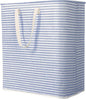 Lifewit Laundry Hamper Large Collapsible Laundry Basket, Freestanding Waterproof Clothes Hamper Storage with Easy Carry Handles for Clothes in Bedroom Bathroom College Dorm for Adults, Blue, 100L