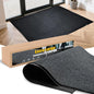 Extra Large Indoor/Outdoor Entrance Mat - 4 x 15 Feet, Rubber Border Door Mat Heavy Duty, Waterproof, Low-Profile, Easy to Clean, Rubber Entry Mat,Commercial Floor Mat, Charcoal Grey