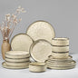 HaWare Dinnerware Sets, 16-Piece Plates and Bowls Set, Stoneware Dish Set