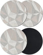 Geometric Minimalist Coasters Set of 4, Absorbent Coasters