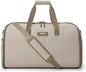 Halfday Convertible 2-in-1 Garment Duffel Weekender Bag 40L | Wrinkle-Free Travel, Hanging Suit Compartment, Shoe Pockets, Trolley Sleeve. Durable & Water-Resistant Carry-On, Stone
