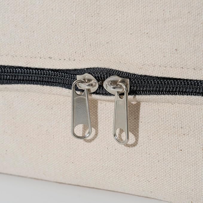 Cashmere Storage Bags - 100% Cotton, Moth Proof, Zipper Closure, Reusable, Washable Garment Storage Bags for Sweaters, Dresses - Perfect for Underbed Storage and Organizing Sweaters in Closet (1 Bag)