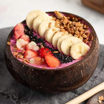 Jungle Culture 14 Pcs Bulk Coconut Bowls • Large 13–14 cm / 5.3-5.9" Natural