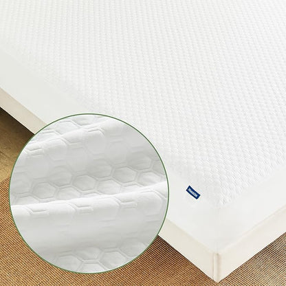 Luxury California King Size Tencel Waterproof Mattress Protector Deep Pocket - Premium Cooling Bed Cover Pad - Hypoallergenic & Allergy-Friendly - Oeko-Tex Certified - Ultra Soft & Breathable