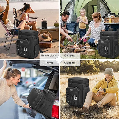 42Cans Cooler Backpack Insulated Leak Proof for Men & Women, Large Waterproof Backpack Cooler for Beach, Picnic, Outdoor, Leakproof, Multi-Functional