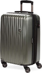 SwissGear 7272 Energie Expandable Hardside Luggage with Spinner Wheels and TSA Lock, Gunmetal, Carry-On 19-Inch