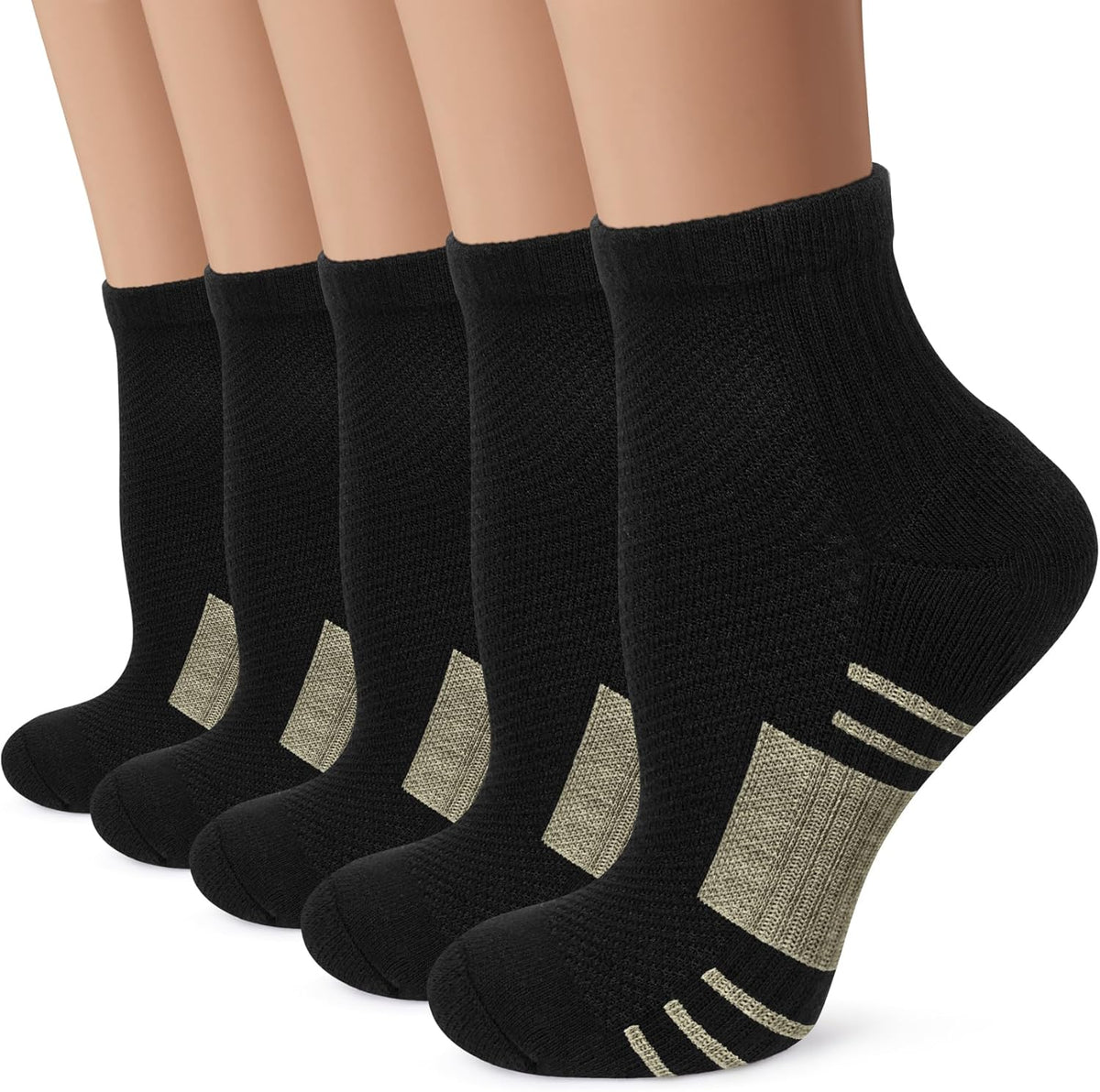 Iseasoo Copper Compression Socks for Men & Women – Plantar Fasciitis Relief, Ankle Support & Circulation – Running & Recovery