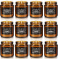 12 Pcs Scented Candles with Added Natural Essential Oils, 3.05oz, Suitable for Various Festivals, Parties, Yoga, and Home Scene