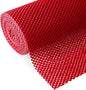 Rubberized Shelf Liner, Non-Adhesive Roll Drawer Liners 12 Inches x 20 Feet for Drawers, Non Slip Grip Durable Strong Clean, for Cabinets, Kitchen, Storage, Desks, Kitchenware, Tableware, Red