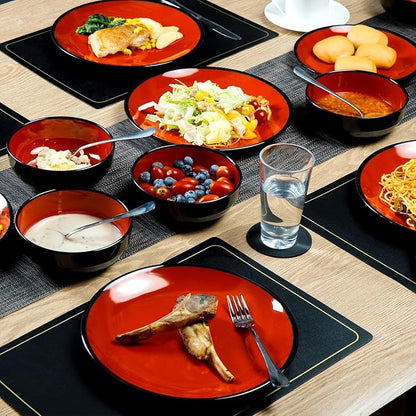 TP 18-Piece Melamine Dinnerware Sets, Service
