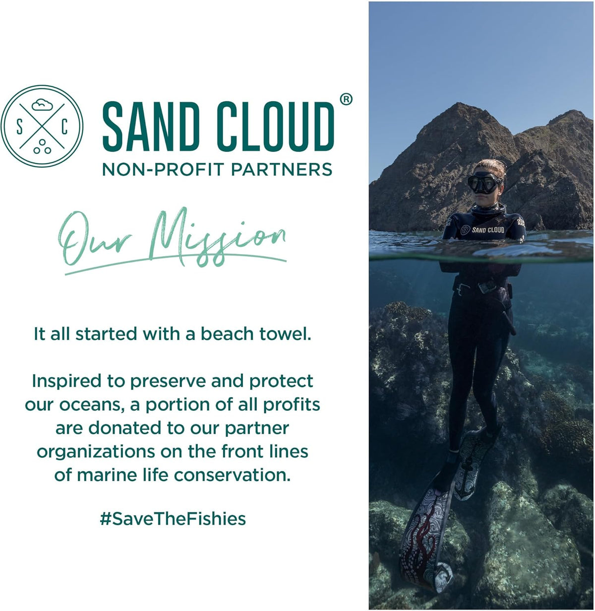 Sand Cloud Large Turkish Beach Towel - Sand Free - 100% Organic Turkish Cotton Yarn - Quick Dry Towel for Beach, Picnic, Blanket or Bath - As Seen on Shark Tank - Marine Life (Whale Shark Turquoise)