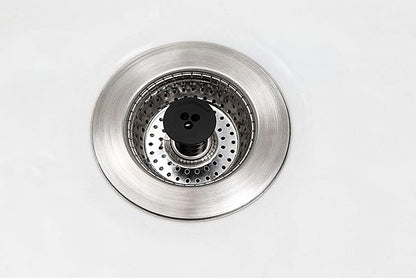 SinkShroom Revolutionary Clog-Free Sink Strainer Basket, 2-Pack, Stainless Steel