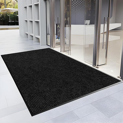 4′ x 29′ Front Door Mat Indoor Outdoor Entrance, Commercial Floor Mat Heavy Duty Dirt Trapper Entryway Doormat, Custom Size Non Slip Rubber Backing Welcome mat, Door Mat for High Traffic Area