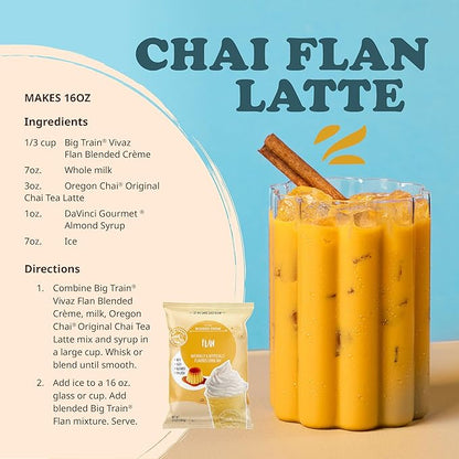 Big Train Vivaz Flan Blended Crème Beverage Mix, 3.5 Pound (Pack of 1)
