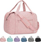 Narwey 18" Carry on Bag with Laptop Compartment 14 Inch Travel Duffel Bag for Spirit Airlines Personal Item Bag Overnight Weekender Bag with Wet Pocket for Women and Men (Pink)