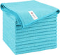 Orighty Microfiber Cleaning Cloth, 12 Pack Microfiber Towels for Cars, Highly Absorbent Car Cleaning Supplies, Lint Free Cloths Clean Rags for Car Care, House, Kitchen, 12x12 inch, Blue